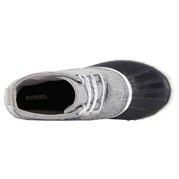 NEW Sorel Women Out N About Dove Waterproof Lace Up Ankle Rain Boots - Picture 2 of 3